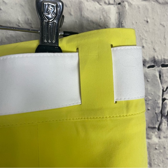 Nike Golf Tour Performance Convertible Golf Skirt Skort Shorts Yellow White 6 - Picture 9 of 15